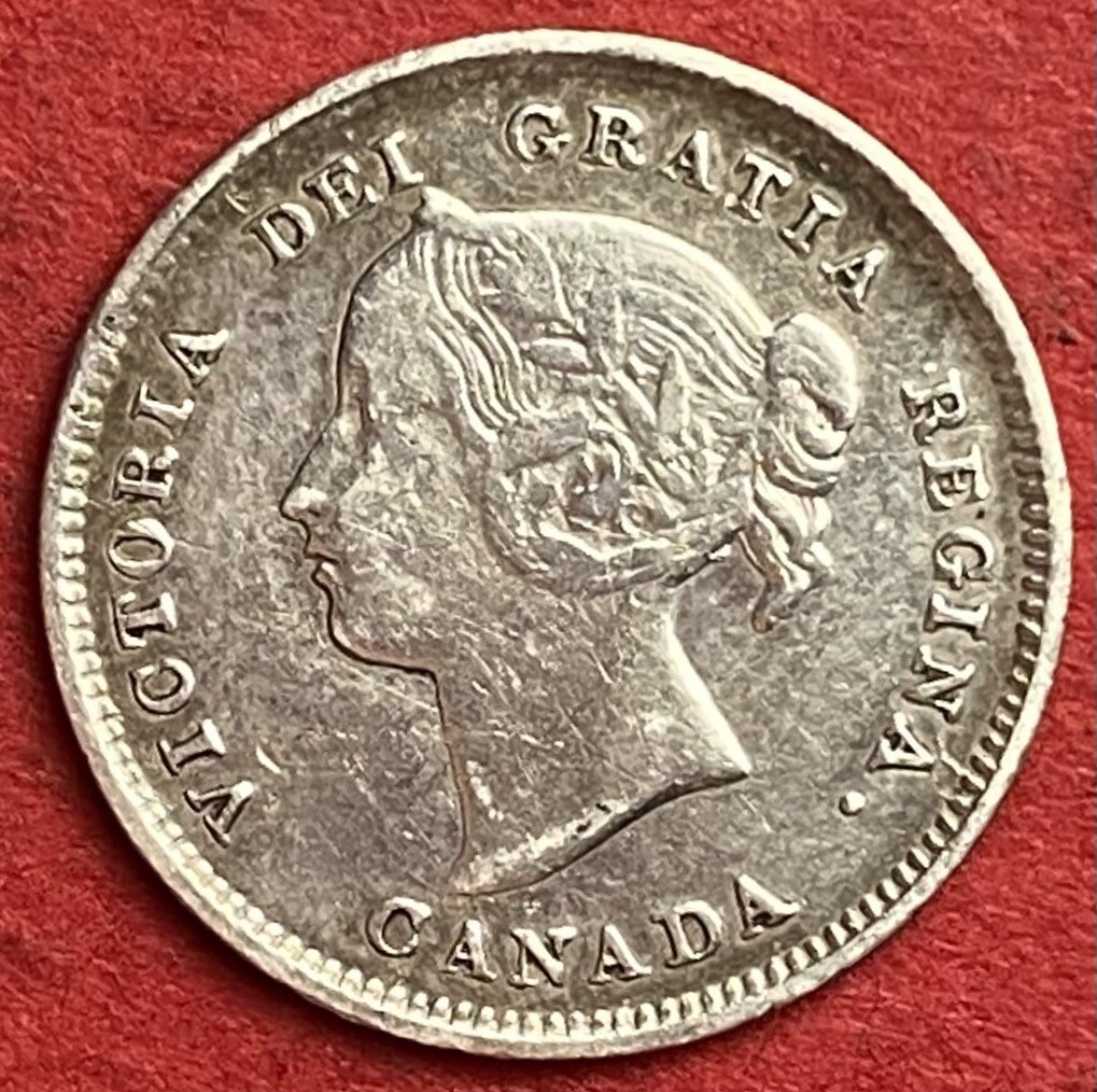 1893 Canada 5 Cents - VF - Lot#7760