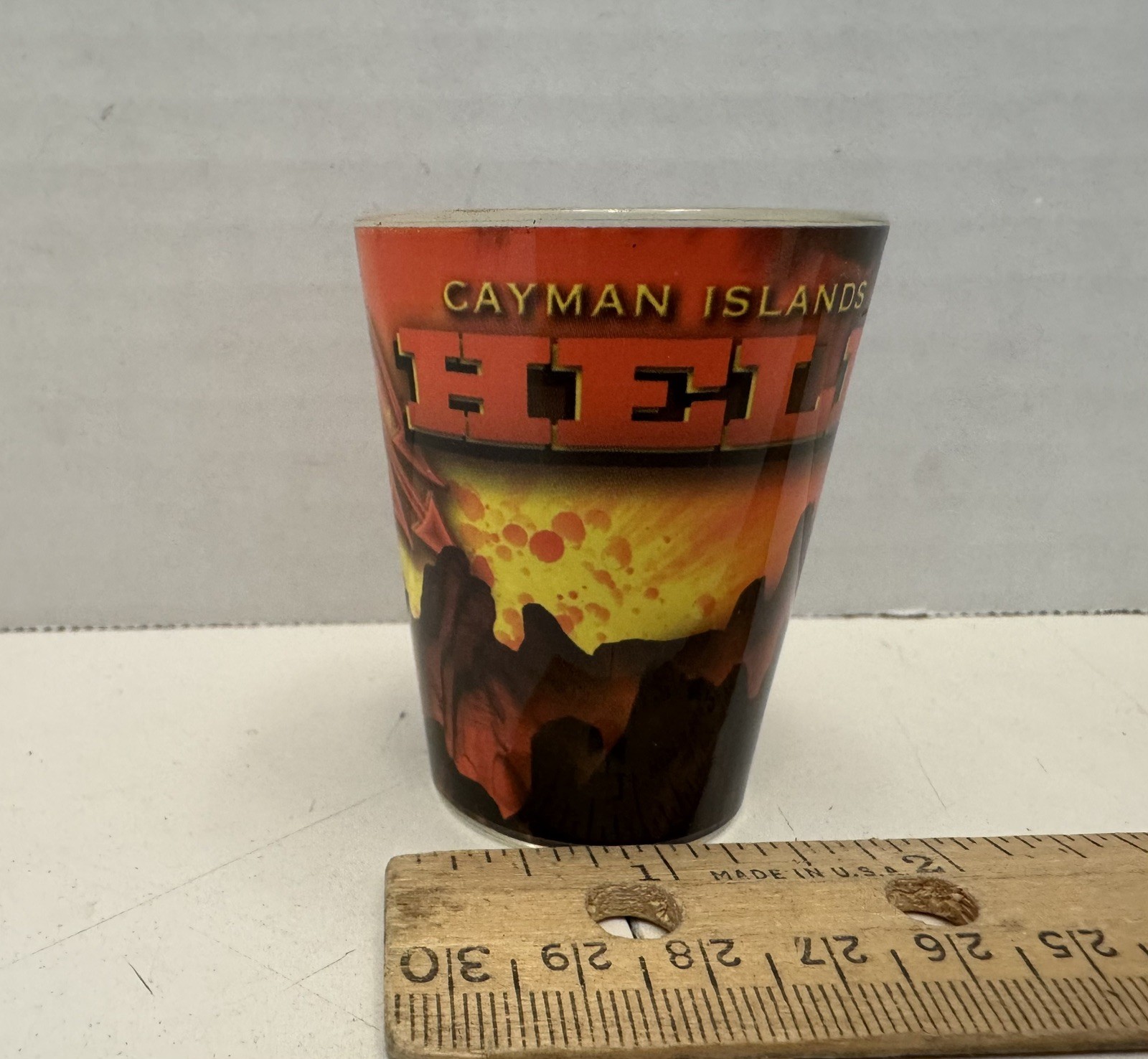 Cayman Islands, Hell, Shot Glass