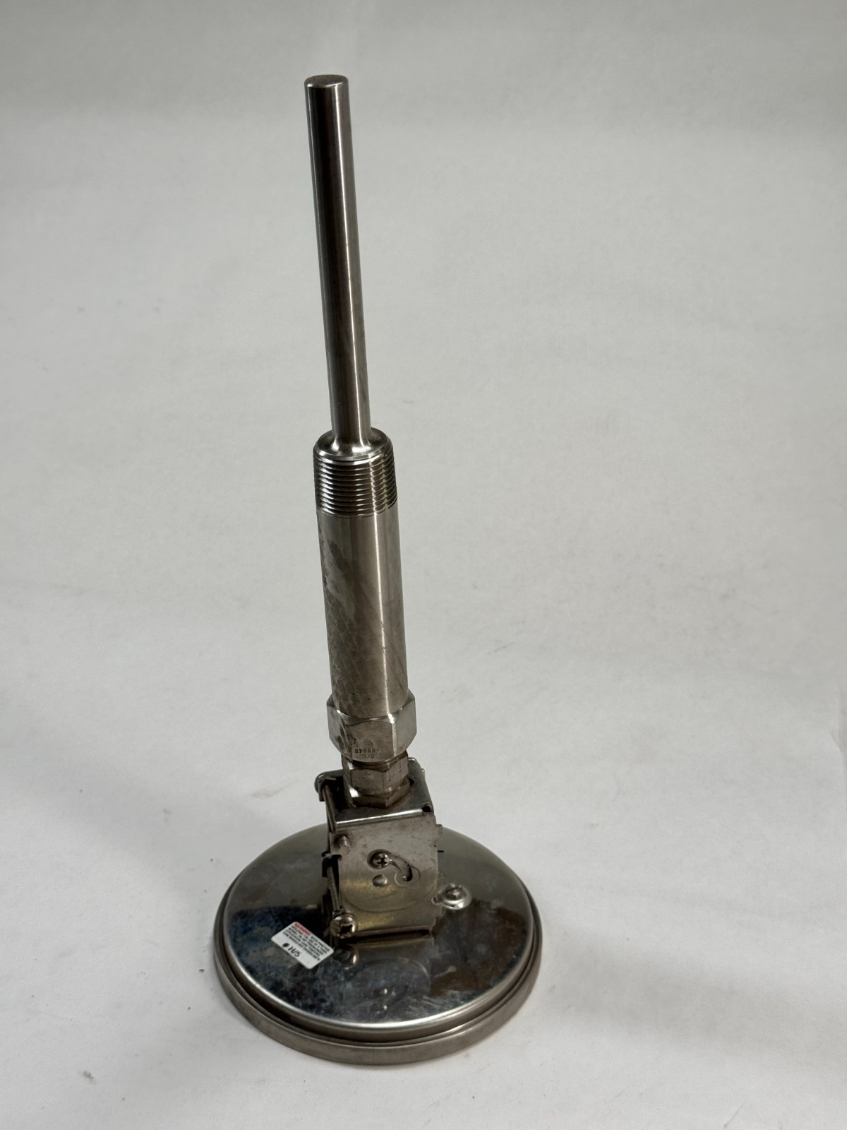 ASHCROFT Adjustable Angle Thermometer, 0-550F, 5" Face, 4-1/2" Stem, 3/4" NPT