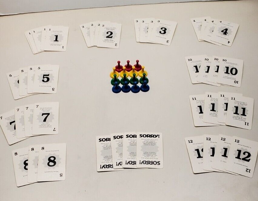 1998 Sorry Board Game Replacement Parts ~ You Choose ~ Fast Shipping! ~