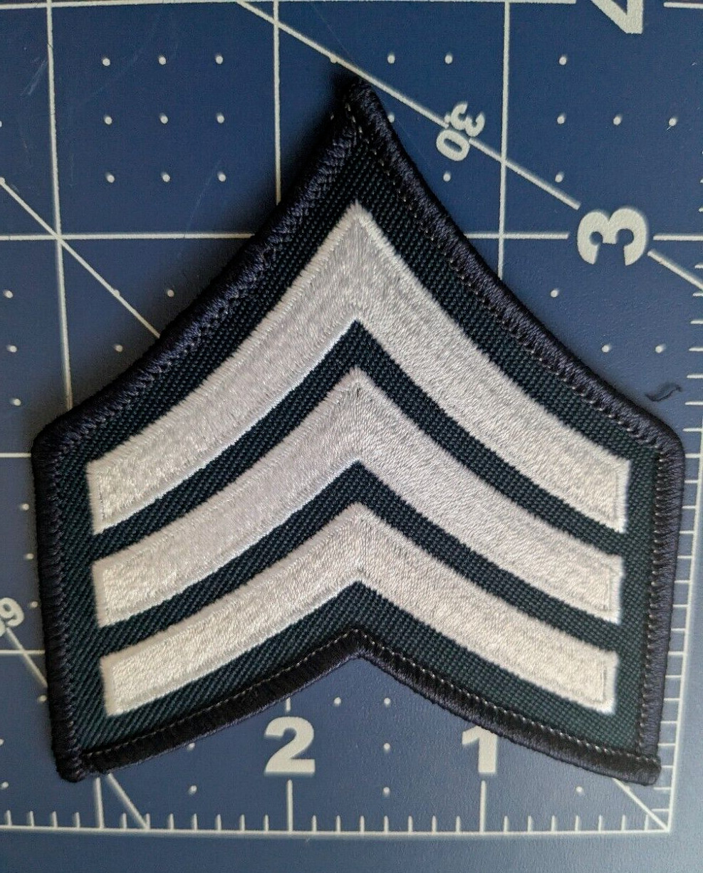 NEW One Pair Sergeant Police Security Chevrons Stripes Patch