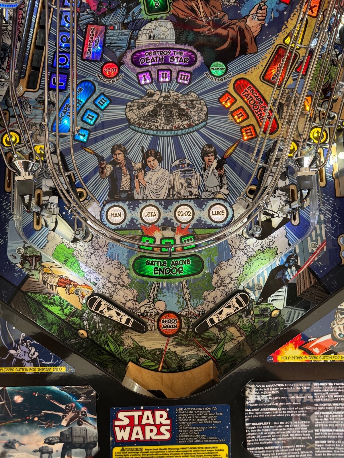 Stern Pinball Star Wars Pro/Premium/LE /General Illumination LED improvement kit