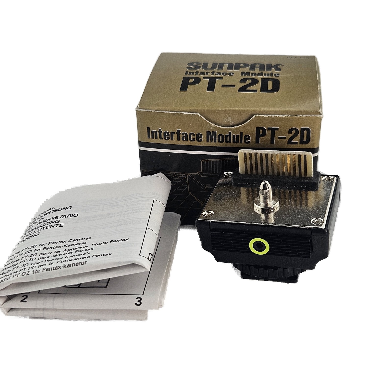 Sunpak PT-2D Interface Module for Pentax Cameras Boxed with Manual