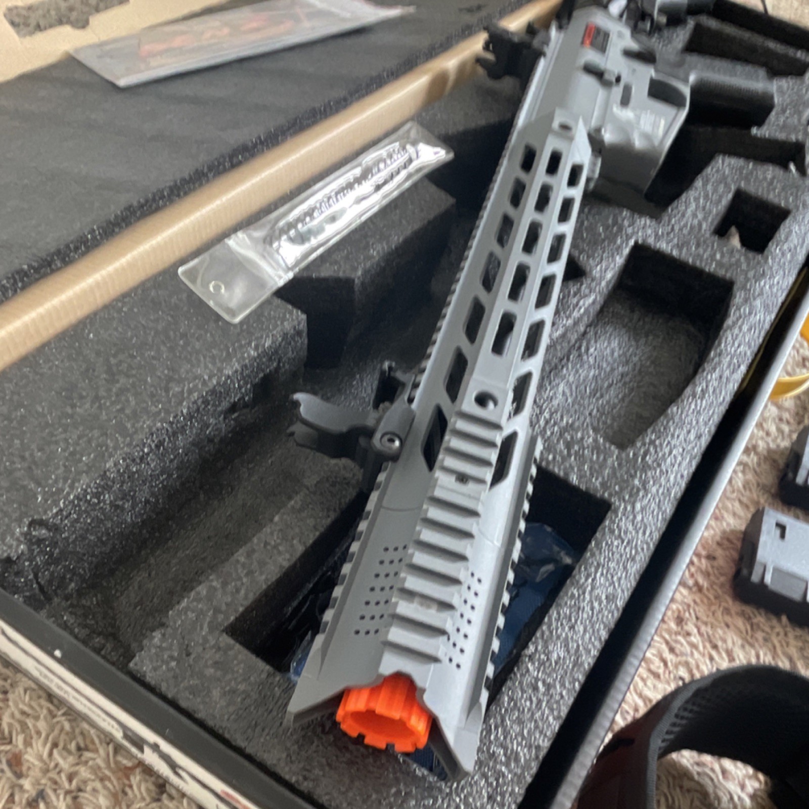 Lancer Tactical Gen3 SPR Intercepter AEG Airsoft Replica Rifle Bundle