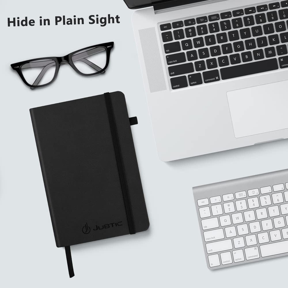 Medium Black Password Keeper Book with Alphabetical Tabs and Secure Storage
