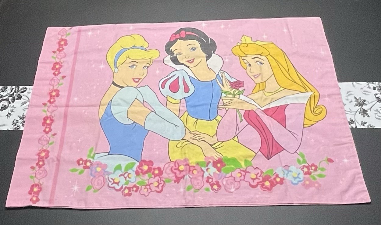 Disney Princess Original Three Cinderella Snow White & Aurora Std Sz Pillow Case