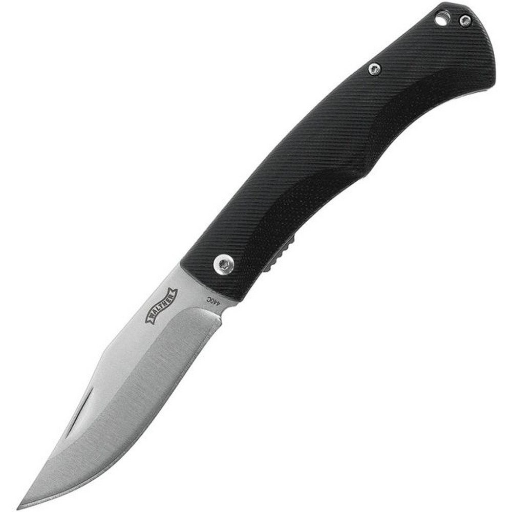 Walther CTK 1 Linerlock Black G10 Handle 440C Steel Blade Pocket Knife 5.1095-US