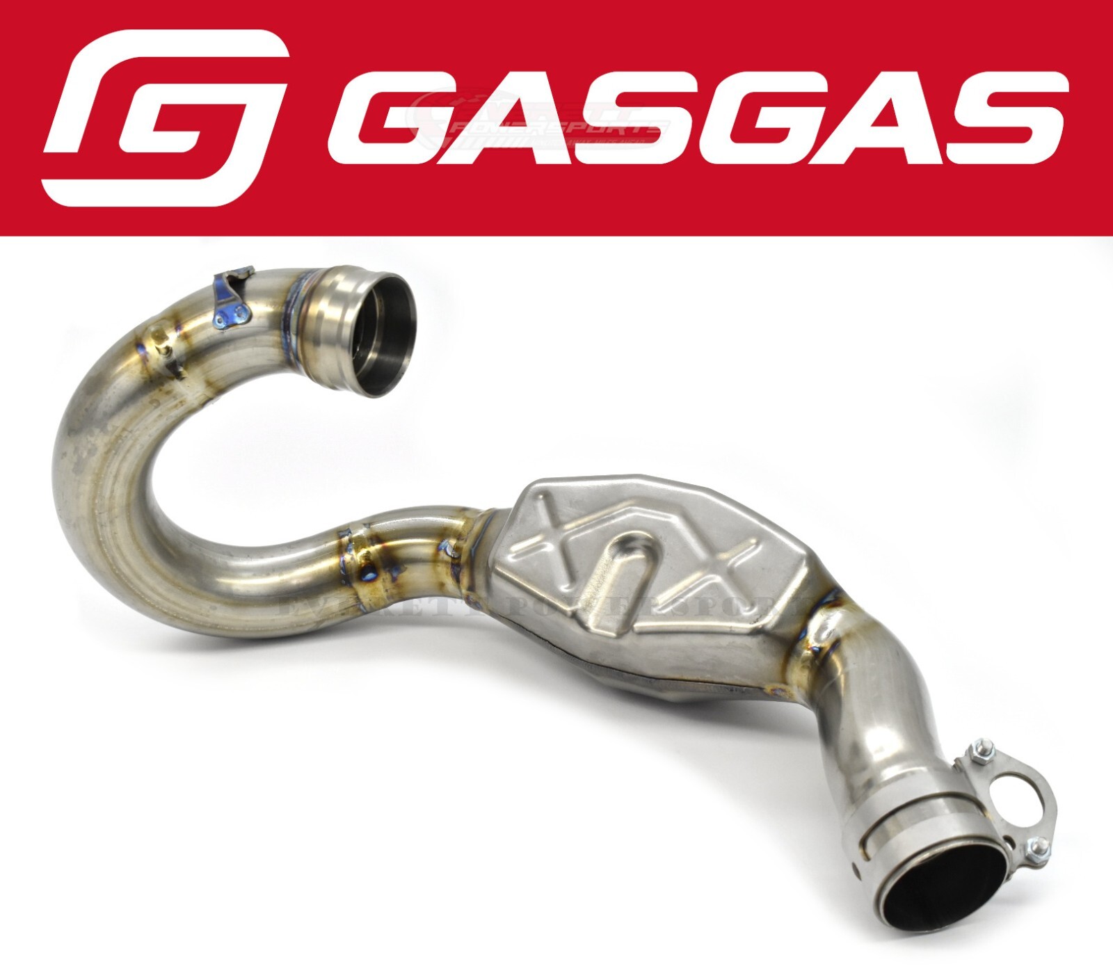 Head Pipe FMF Megabomb EX350 F 21-22, MC350 F 23 OEM Gas Gas KTM Header E102 C