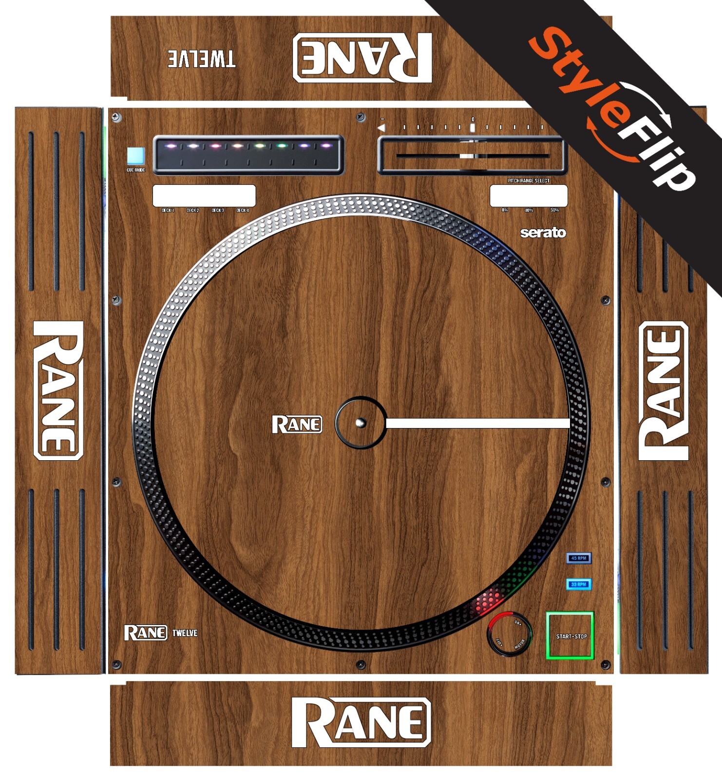 Rane Twelve 2019 Version Skin | Wood #2 | Protective Decal | StyleFlip Skins