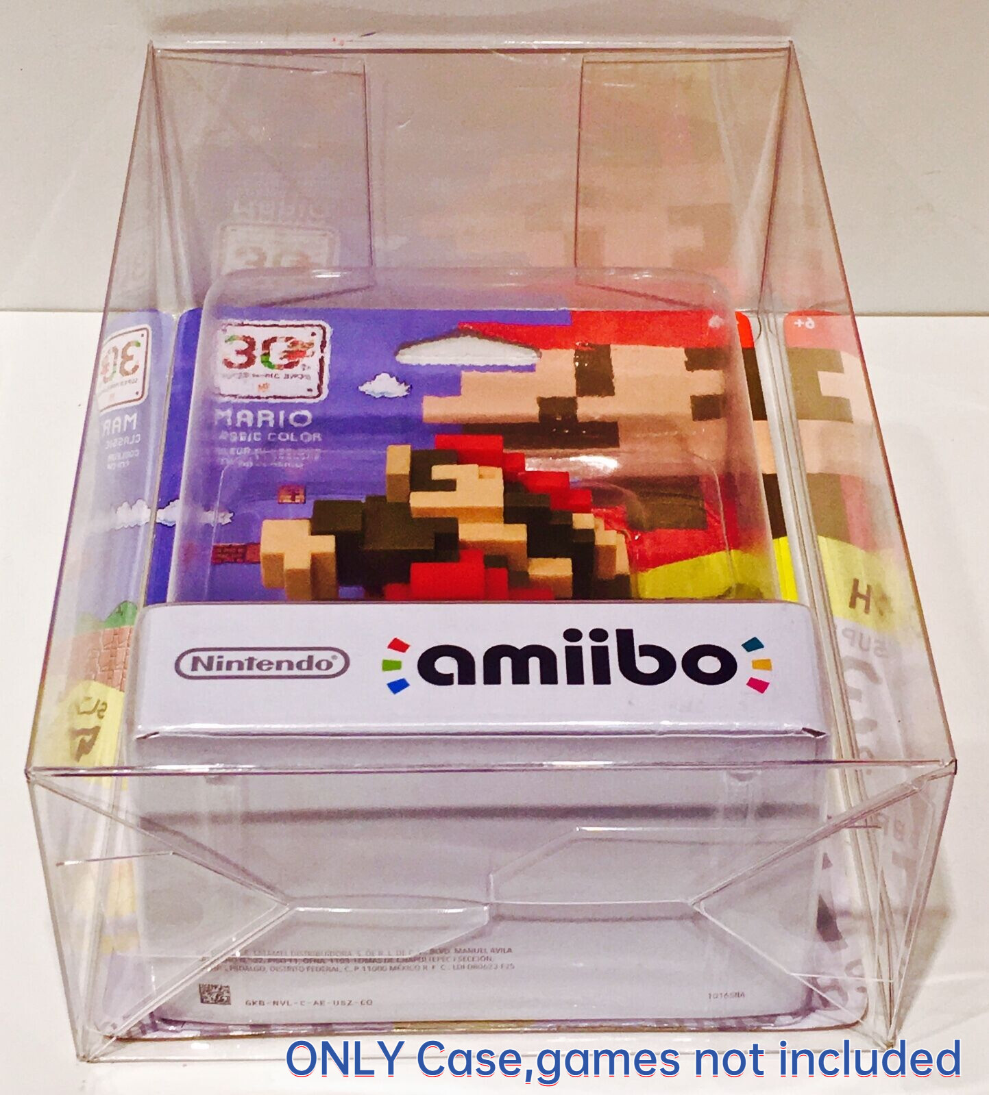 2PC Clear Box Protectors Display Cases For NINTENDO AMIIBO NEW SMALL SIZE ONLY!