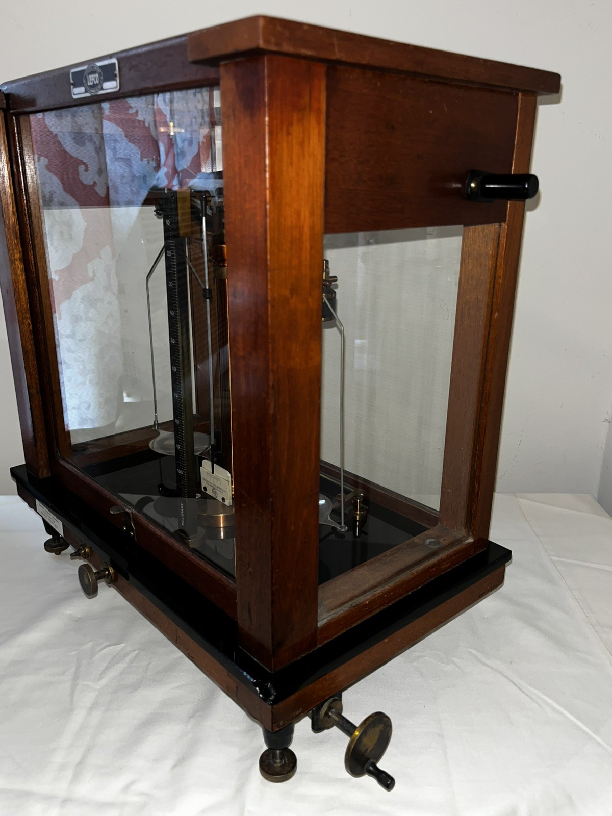 Antique Seederer-Kohlbusch Scientific Balance Scale.