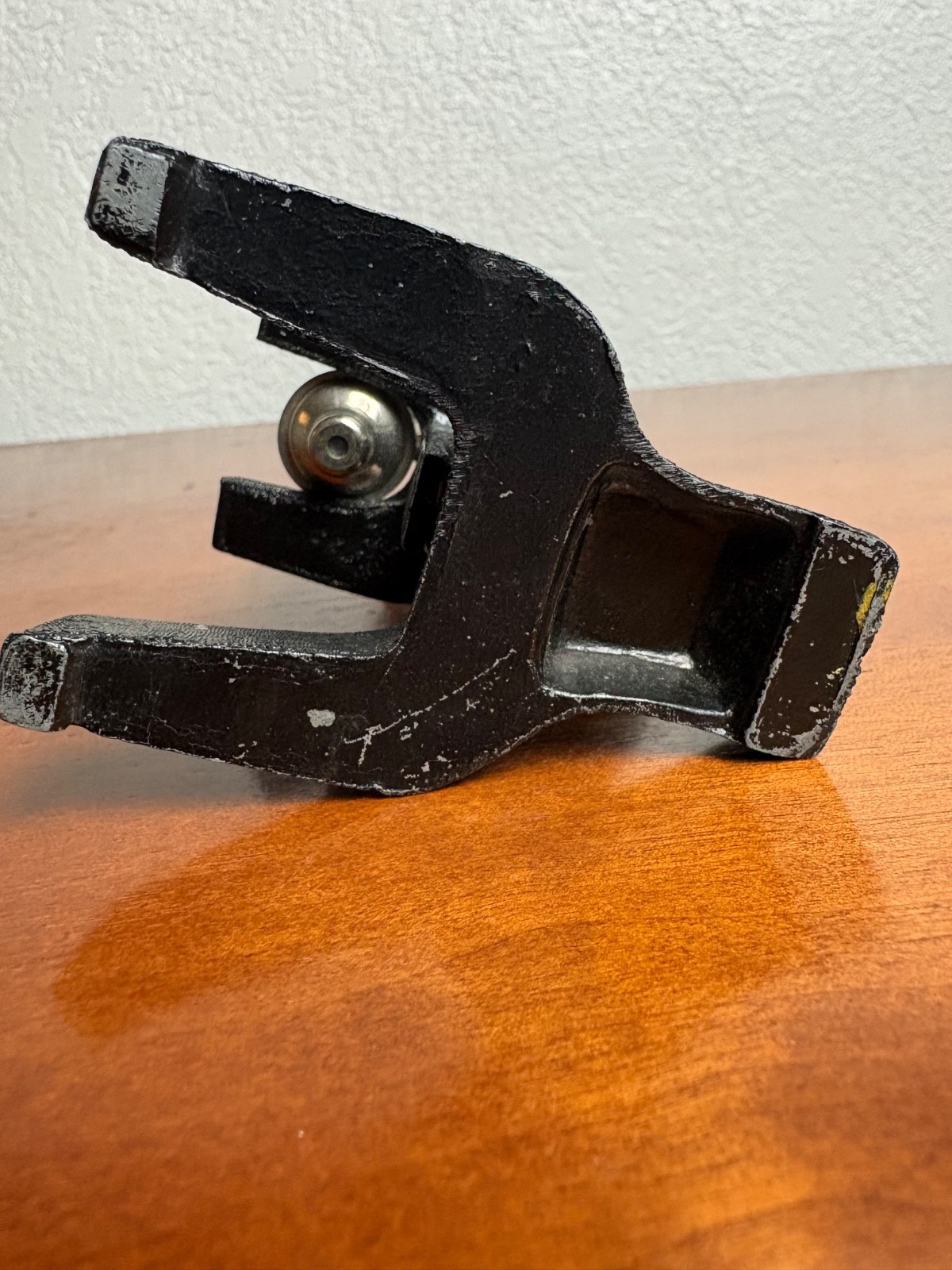 Vintage Decorative Miniature Microscope Black Crinkle Finish Display Piece