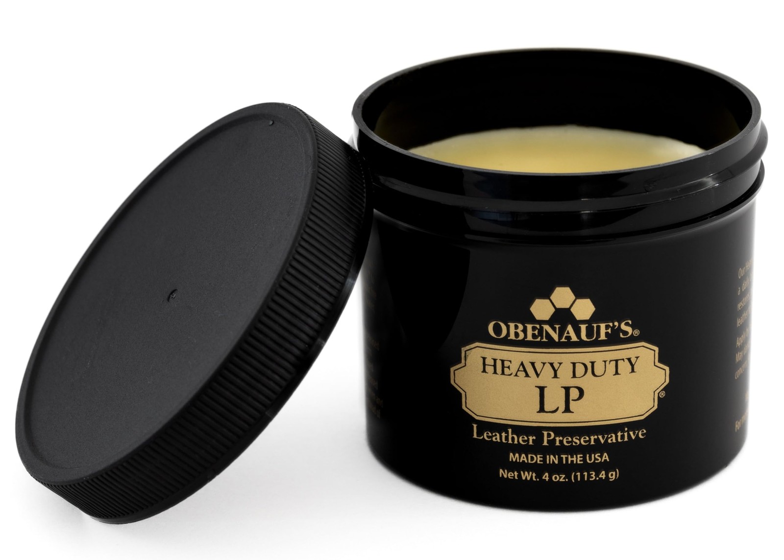 Obenauf's Heavy Duty LP Leather Preservative (4oz)- All Natural Beeswax Oil
