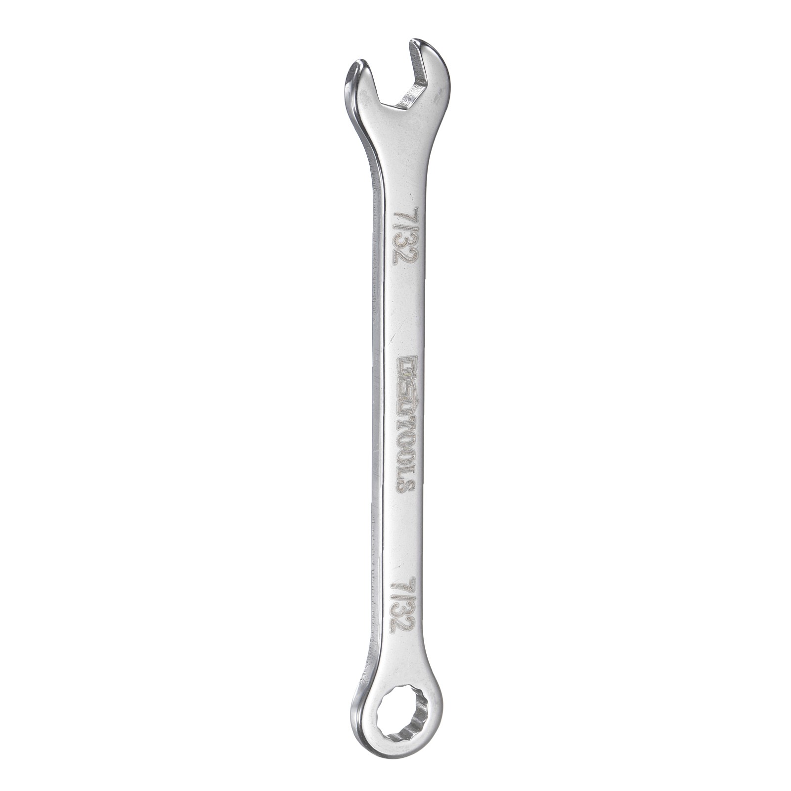 Thin Combination Wrench 7/32" with 12-Point Ended 15°Angled Open End