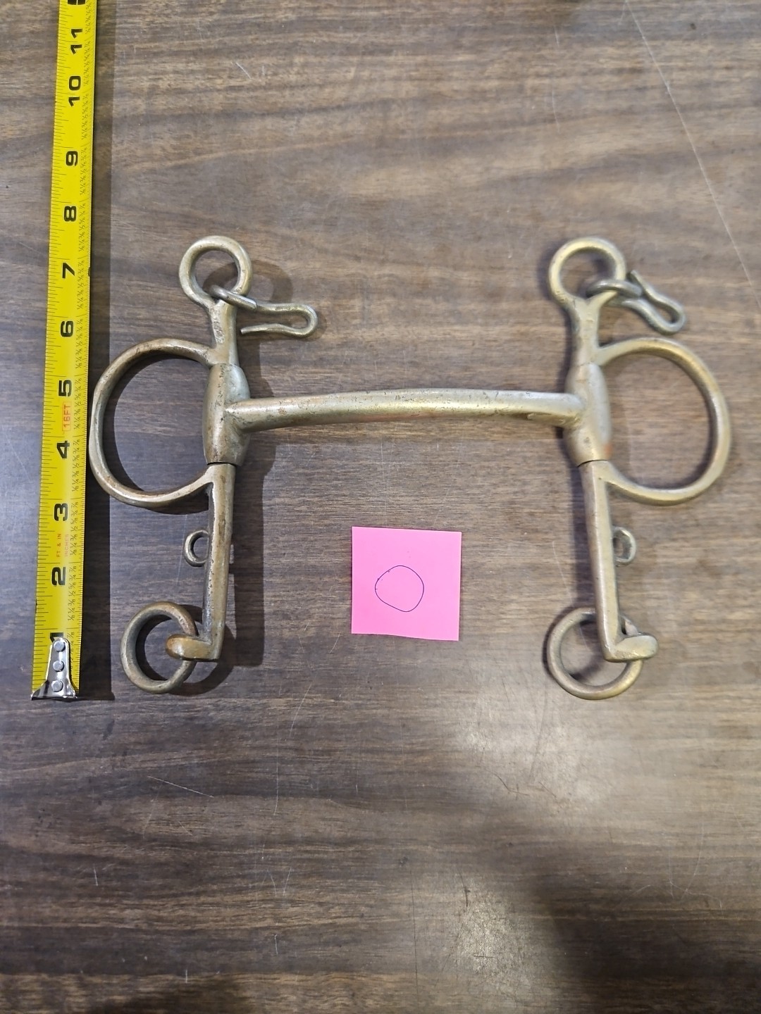 Vintage Pelham Style Brass Bit