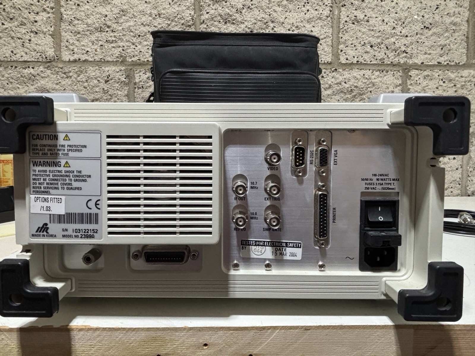 IFR 2399A 9kHz-3GHz Spectrum Analyzer w/ Tracking Generator + Case