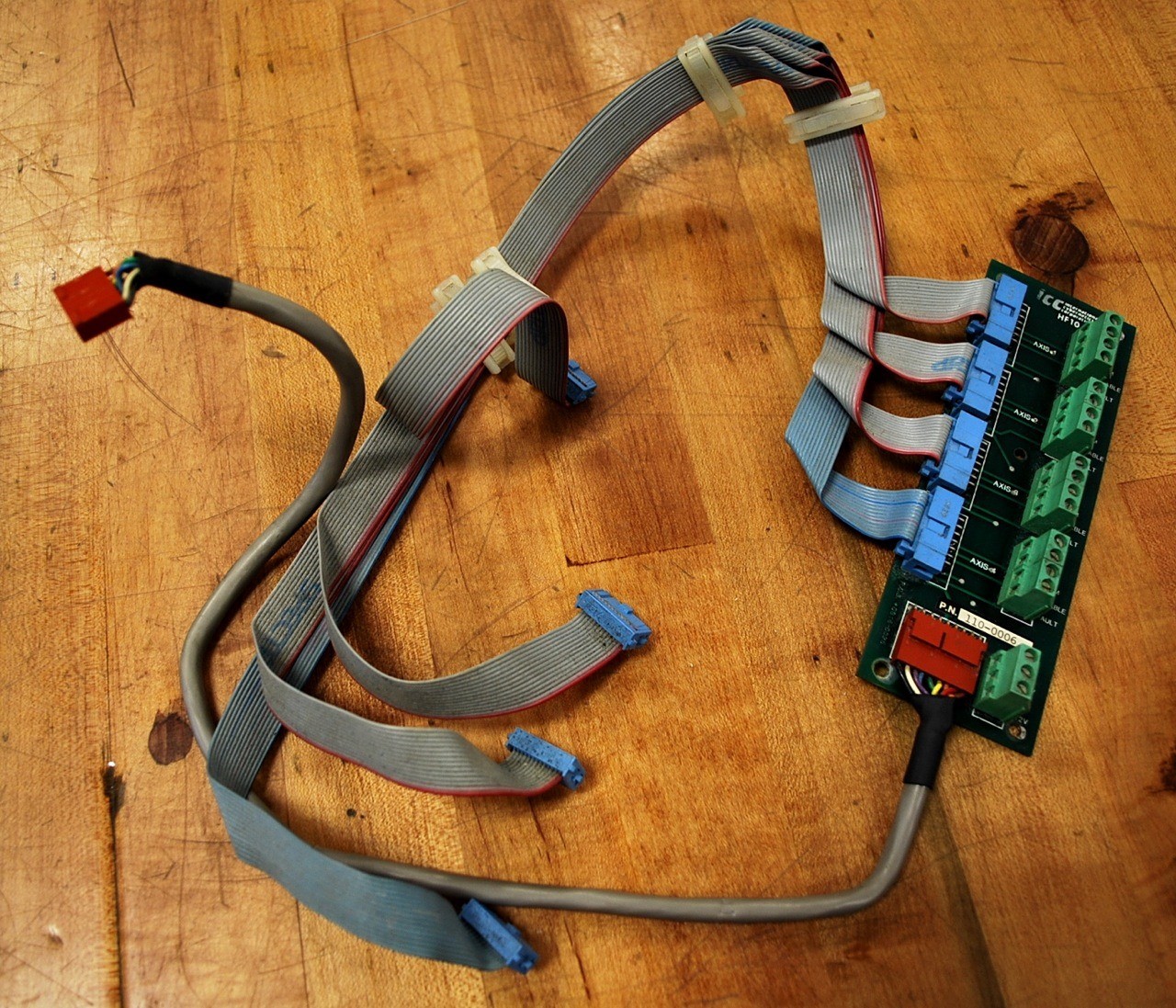 International Cybernetics Corp. 110-0006 4 Axis Terminal Board, PCB 0016-0025