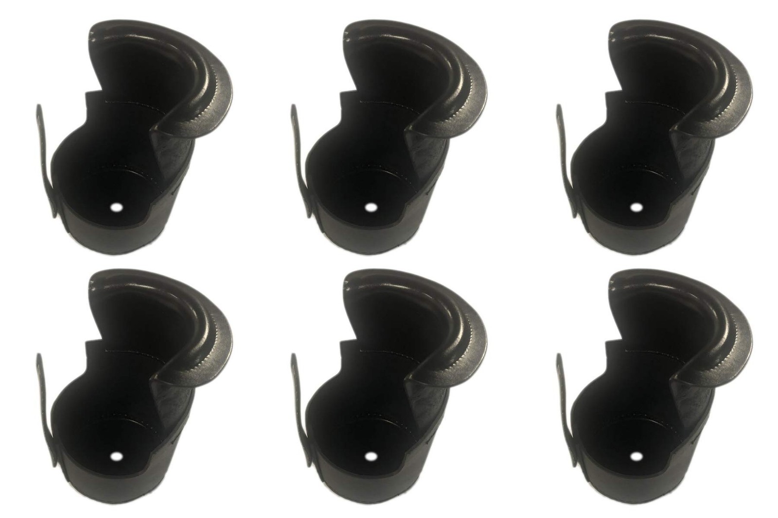Pool Table Billiard Leather Pockets with Fringe or Shield - Set of 6