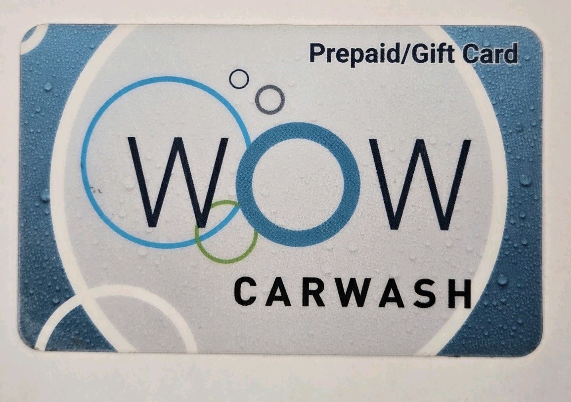 WOW Car Wash $100 Gift Card Free Shipping