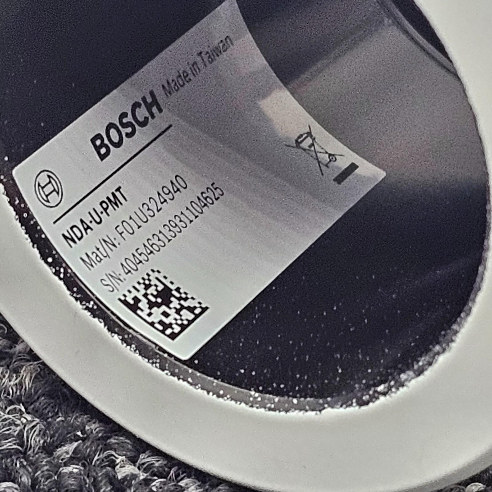 Bosch NDA-U-PMT Security Camera Universal for Dome Camera 12" Pendant Pipe Mount