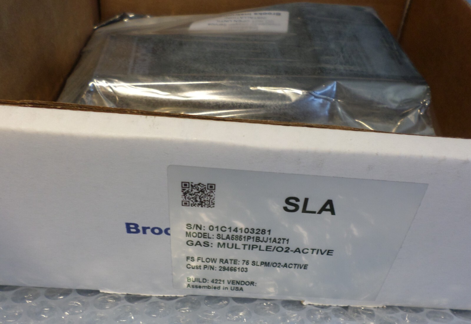 Brooks SLA5851 Mass Flow Controller NEW in BOX SLA5851P1BJJ1AT21