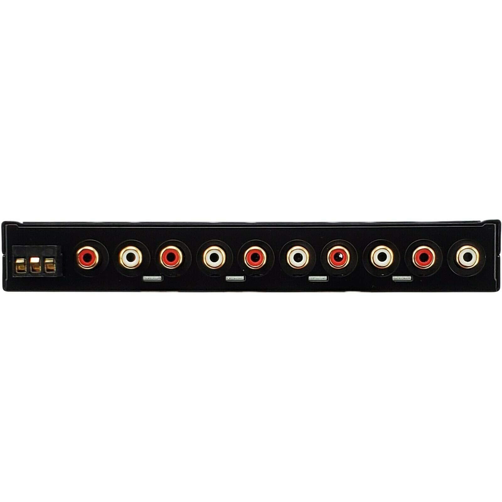 Gravity EQ15 1/2 Din Five Equalization Bands Car Audio Equalizer EQ Front, Re...