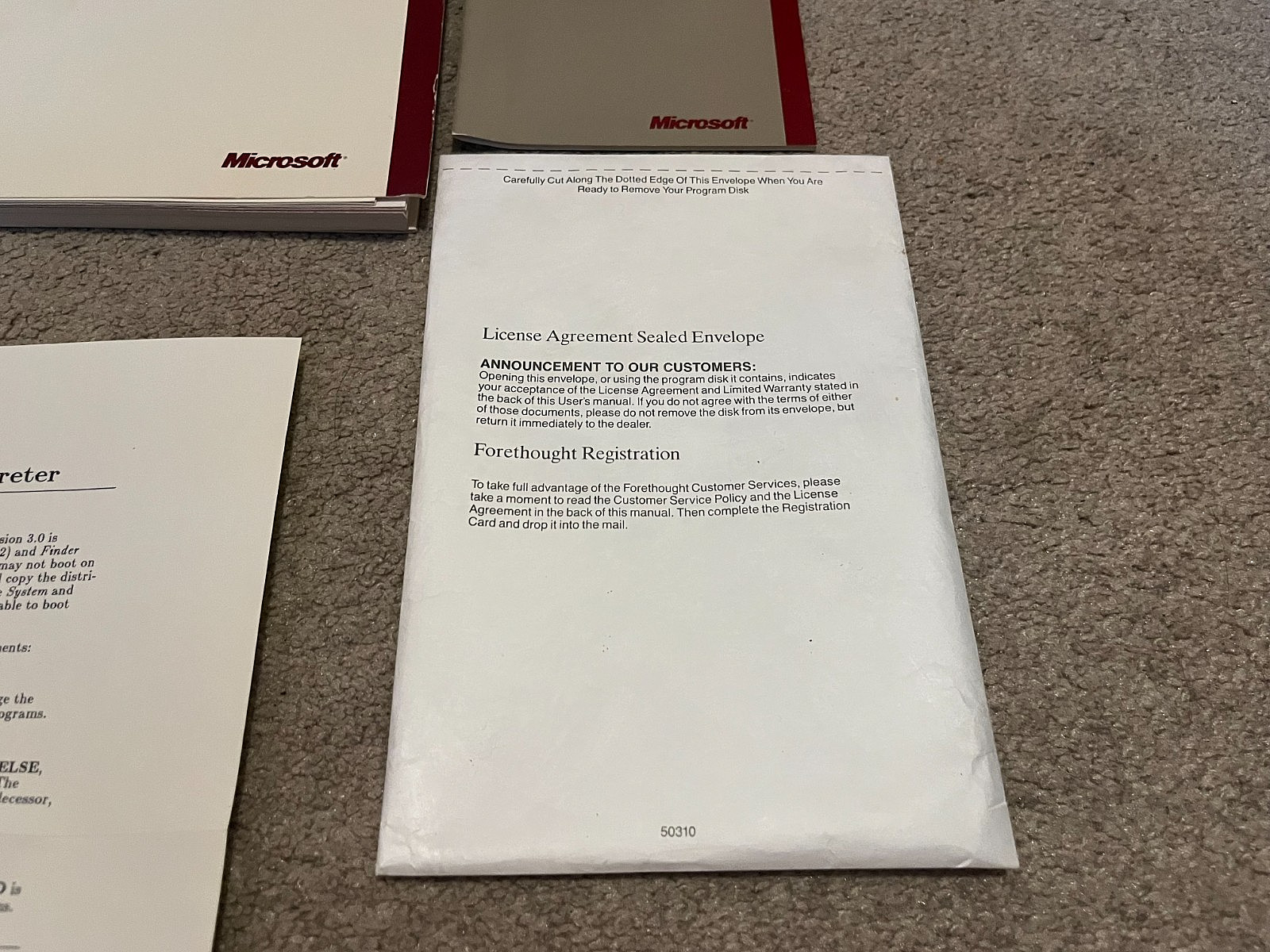 Microsoft Excel Basic File Maker Plus Vintage Rare 1987 WORKS