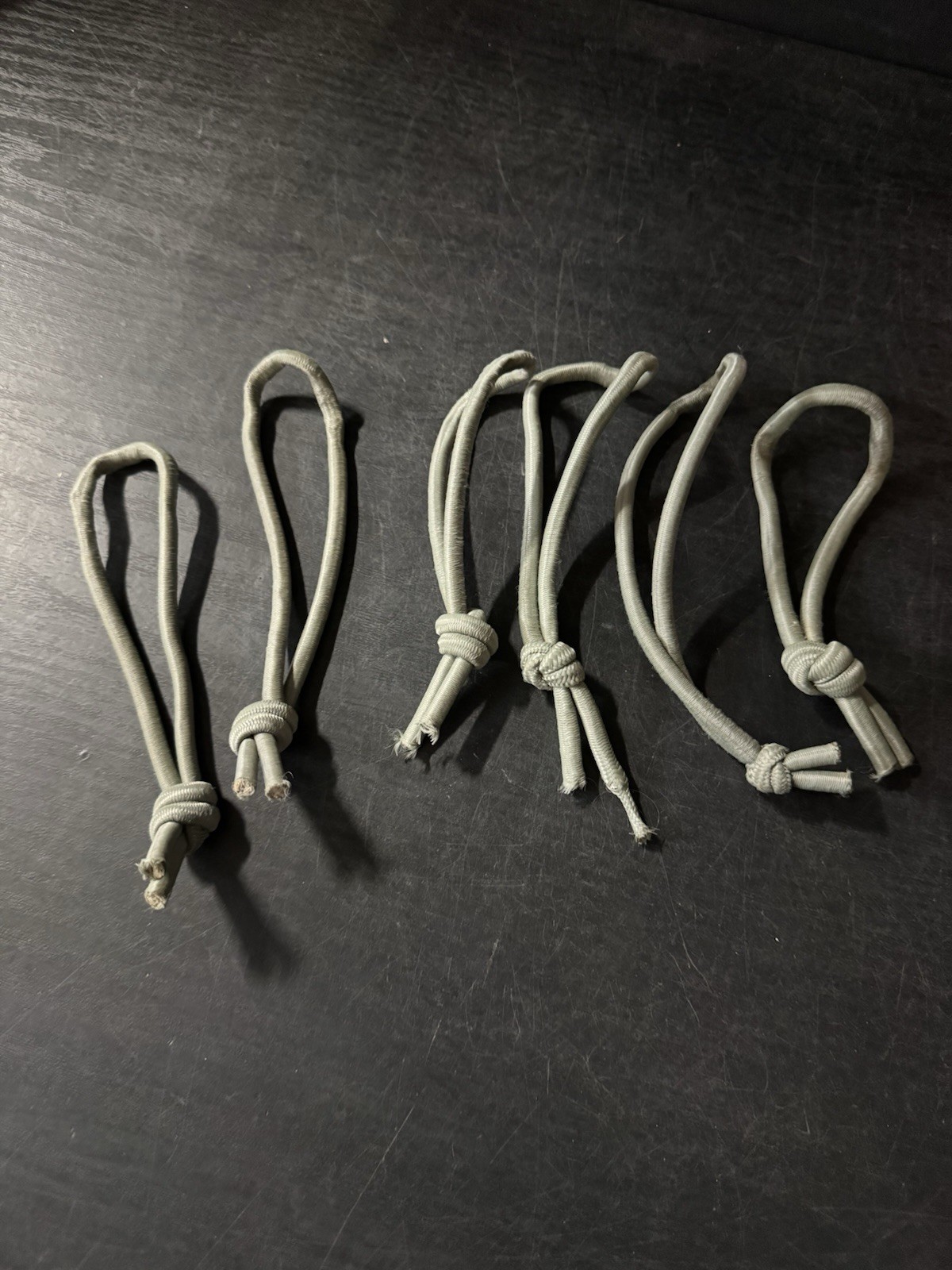 Lot Of (6) USGI UCP ACU Digital Camo Tarpaulin Straps Bungee Tarp Straps