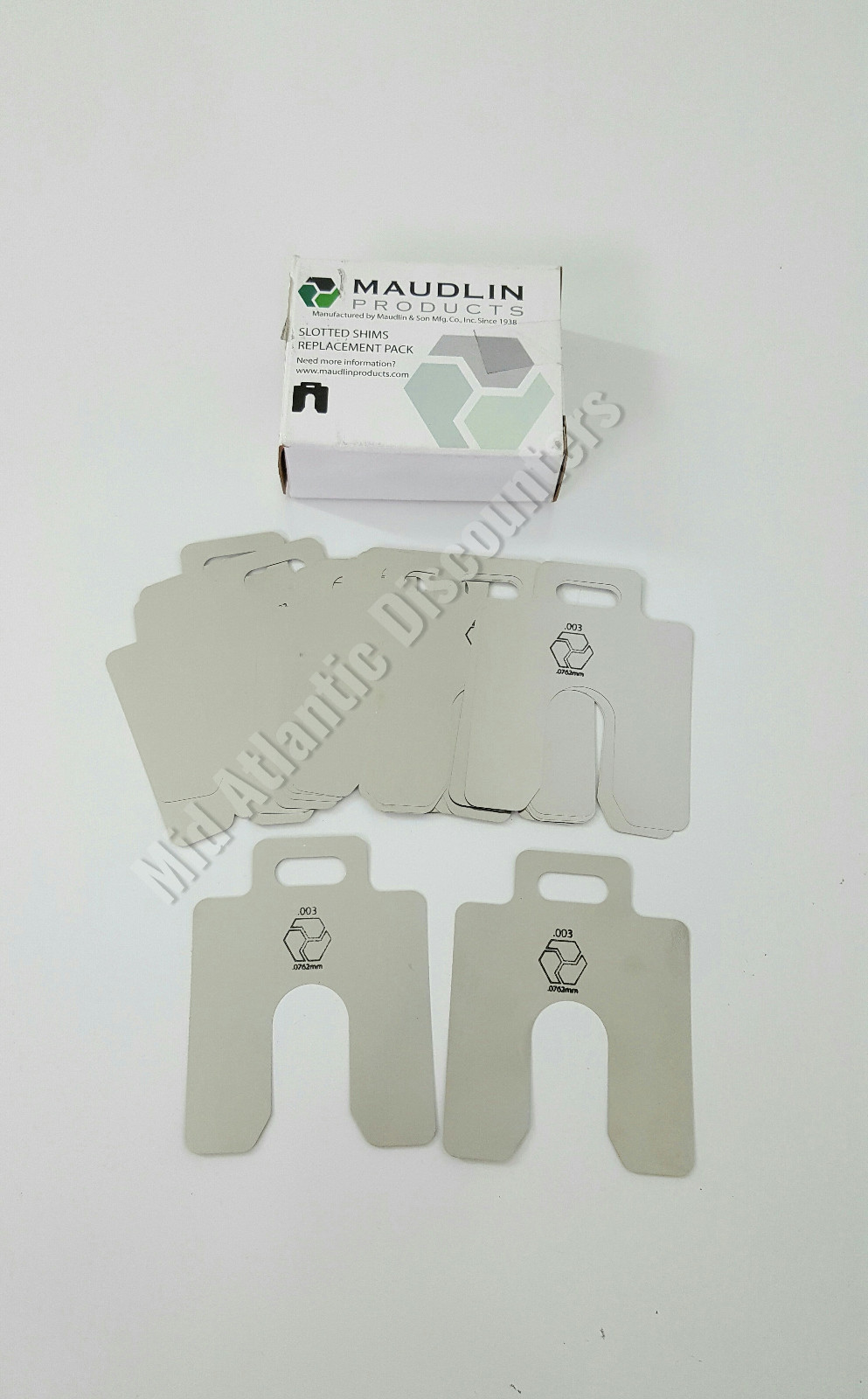 20 Maudlin Slotted Shims 2NZK2 MSA003-20  .003   .0762mm