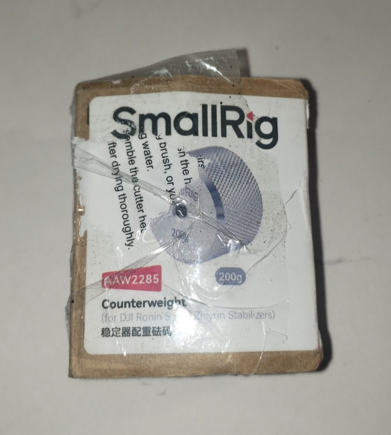 SmallRig AAW2285: Counterweight 200g for DJI Ronin S & Zhiyun Gimbal Stabilizers