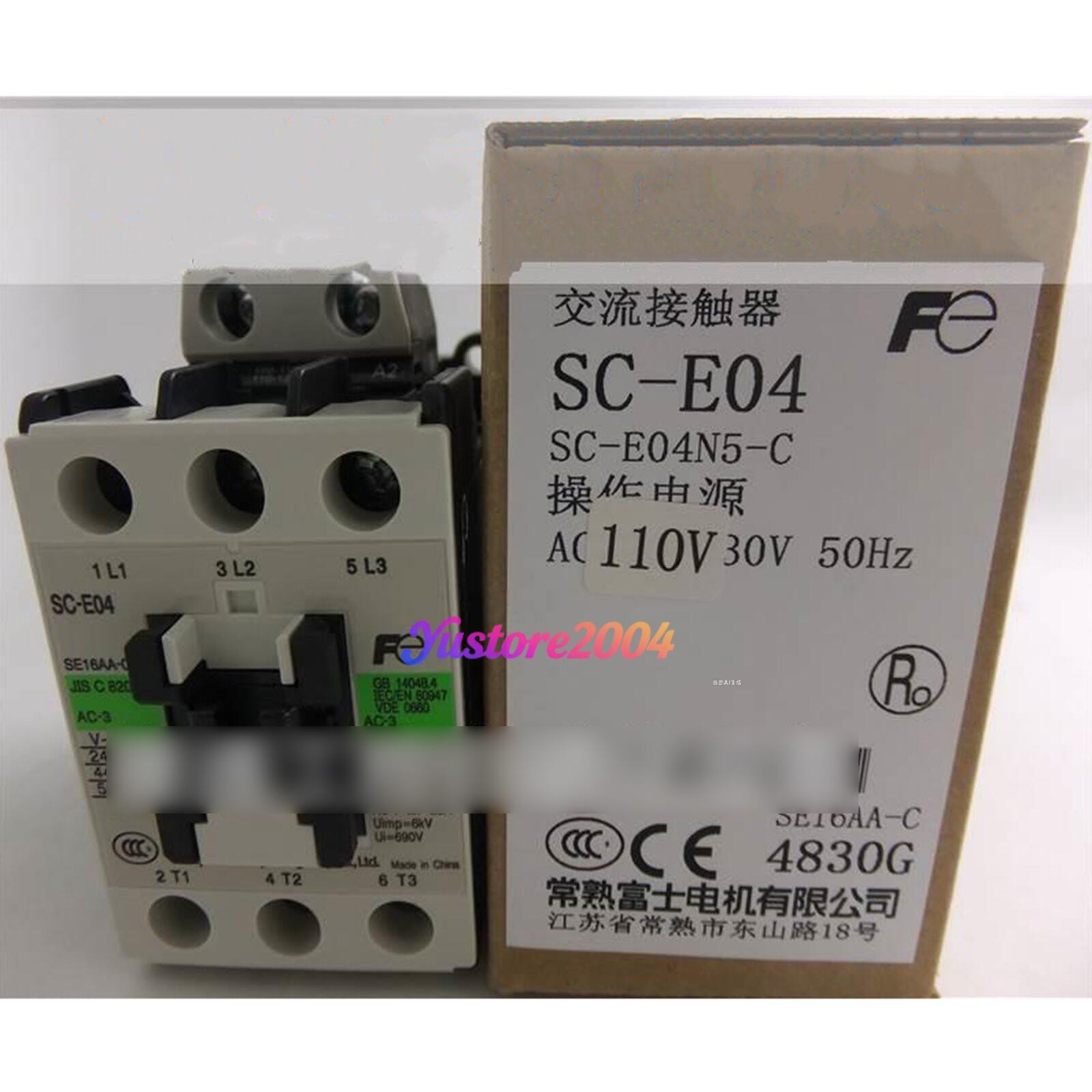 1 Pc. New SC-E04 Contactor AC110V