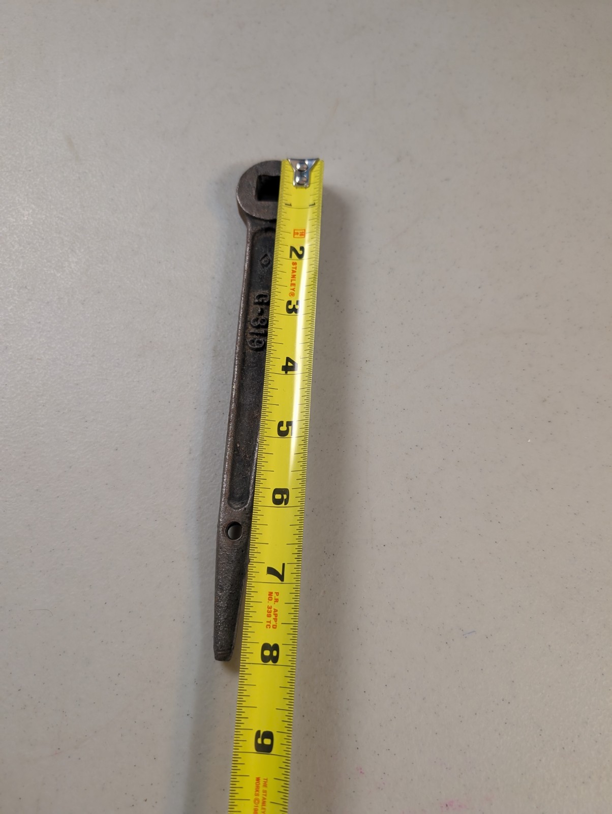 G 319 Bolt Header (?) 8" Tool