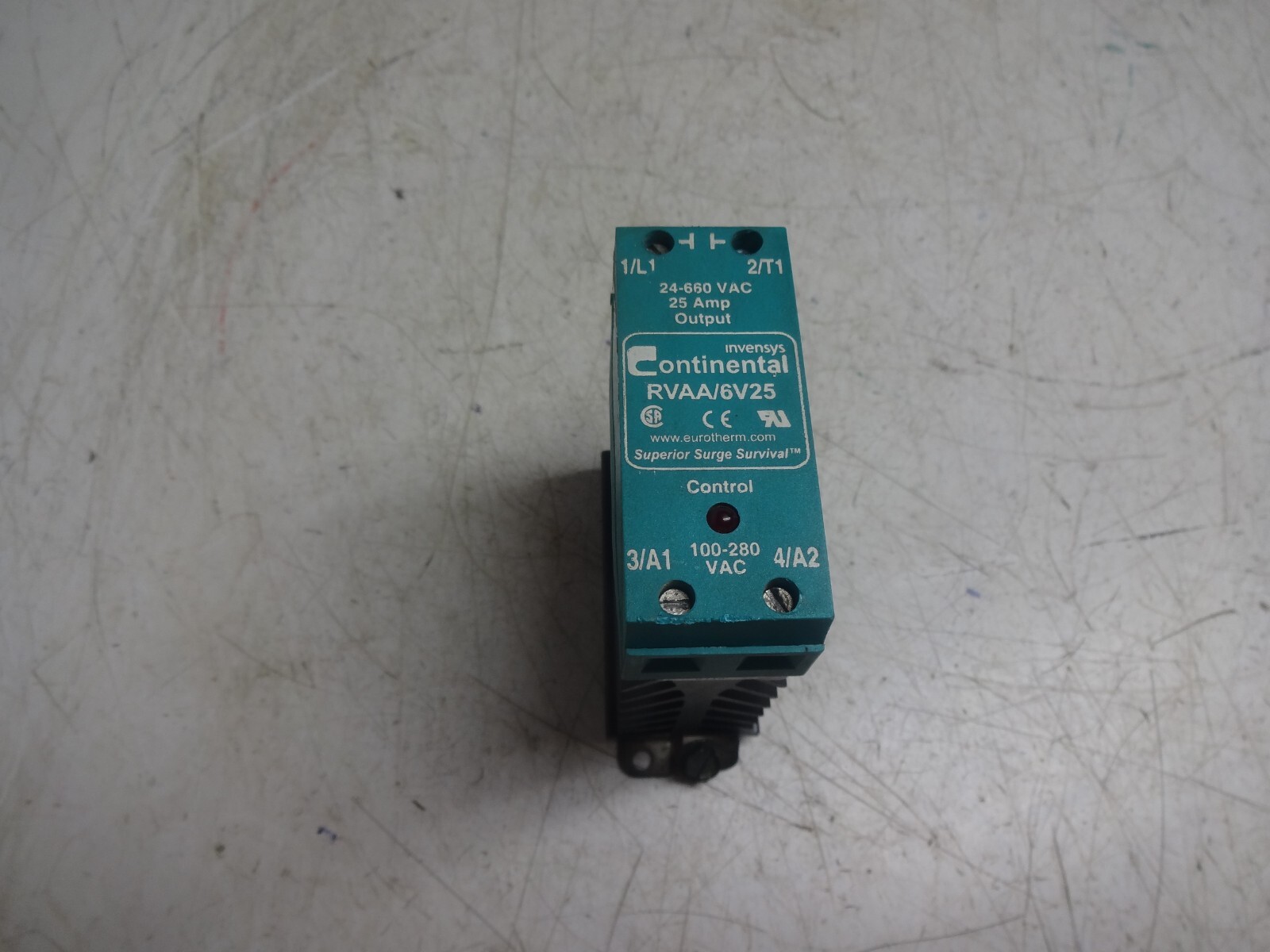 Invensys Continental RVAA/6V25 Solid State Relay