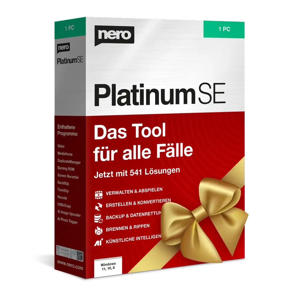 Nero Platinum SE Serial Code Key for 1 Year / 1 PC Activation