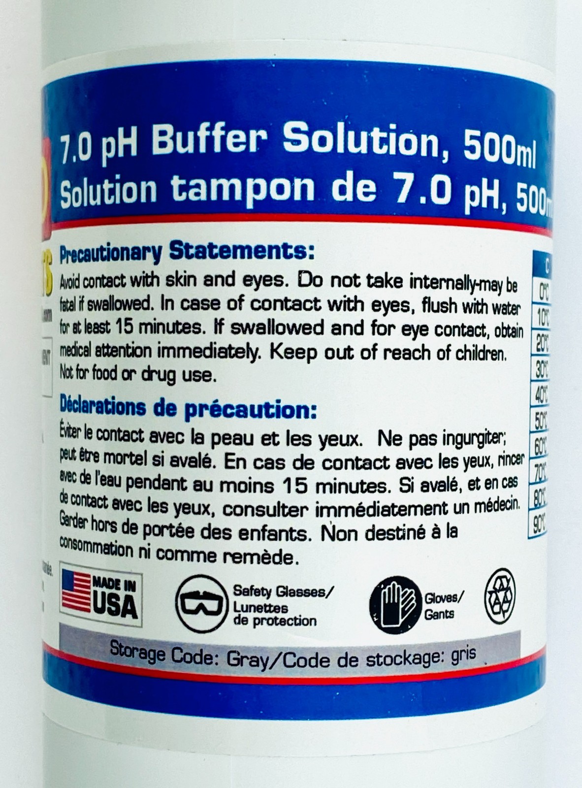 REED Instruments 7.0 pH Buffer Solution Green R1407 500ml