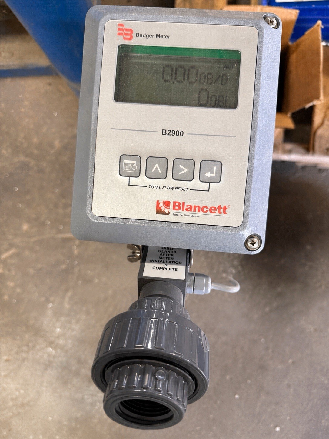 B2900 Badger Meter Flow monitor NEW OPEN BOX