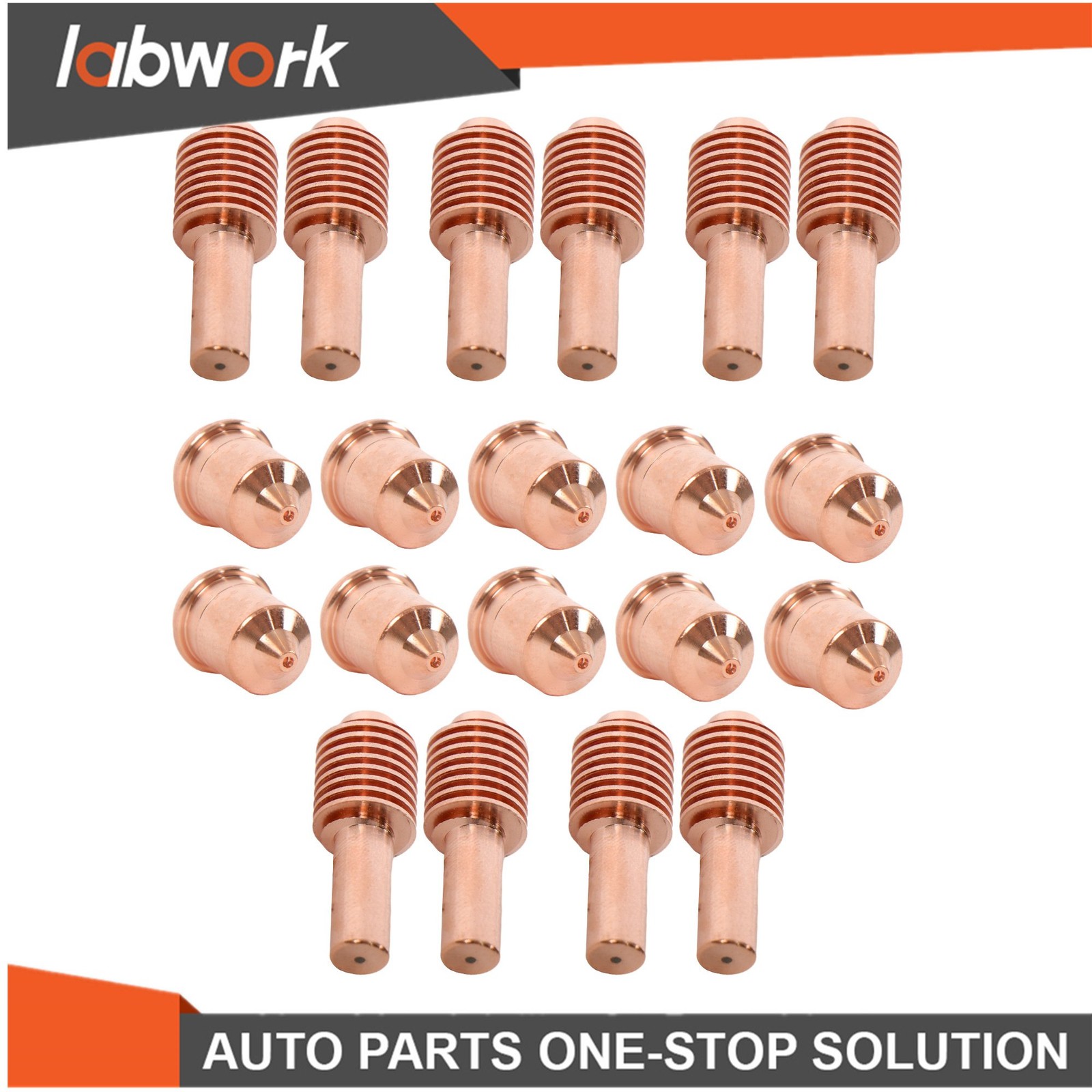 Labwork 20 Pcs 220671 Plasma Cutting Nozzles & 220669 Plasma Electrode Tips Kit