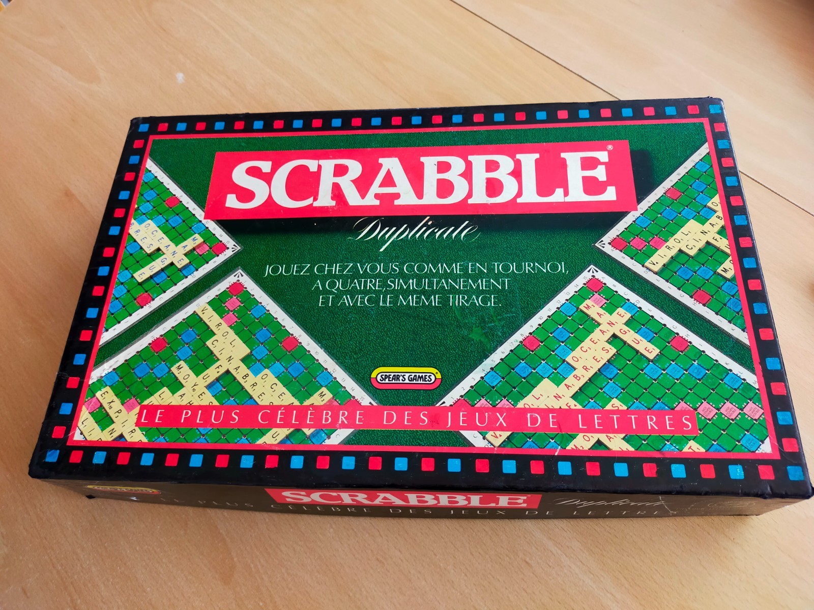 SCRABBLE DUPLICATE OF YOUR CHOICE BLACK LETTERS REPLACEMENT ORIGINAL PART SPEAR