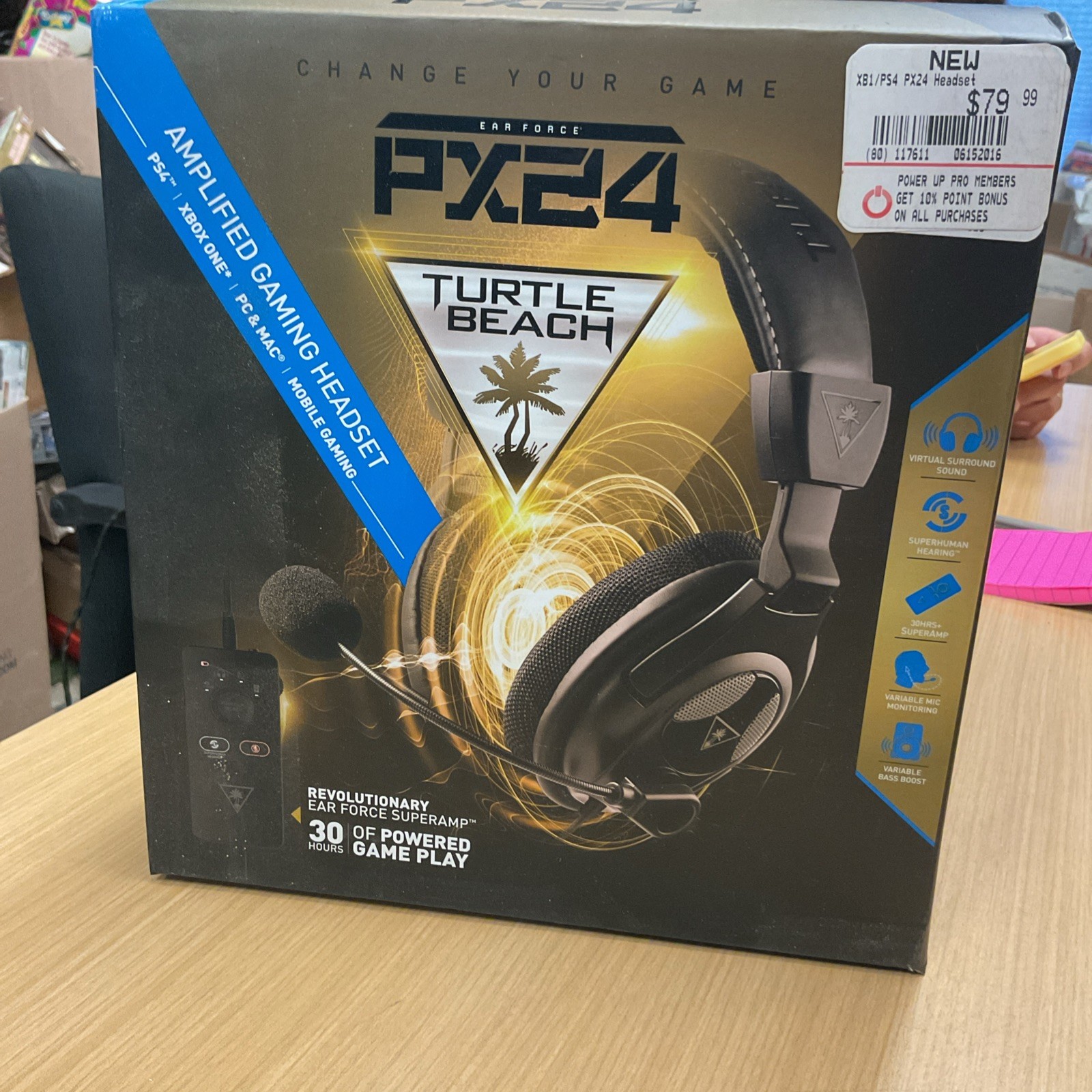 Turtle Beach PX24  Gaming Headset for PS4,XBOX ONE,PC & MAC MOBILE GAMING