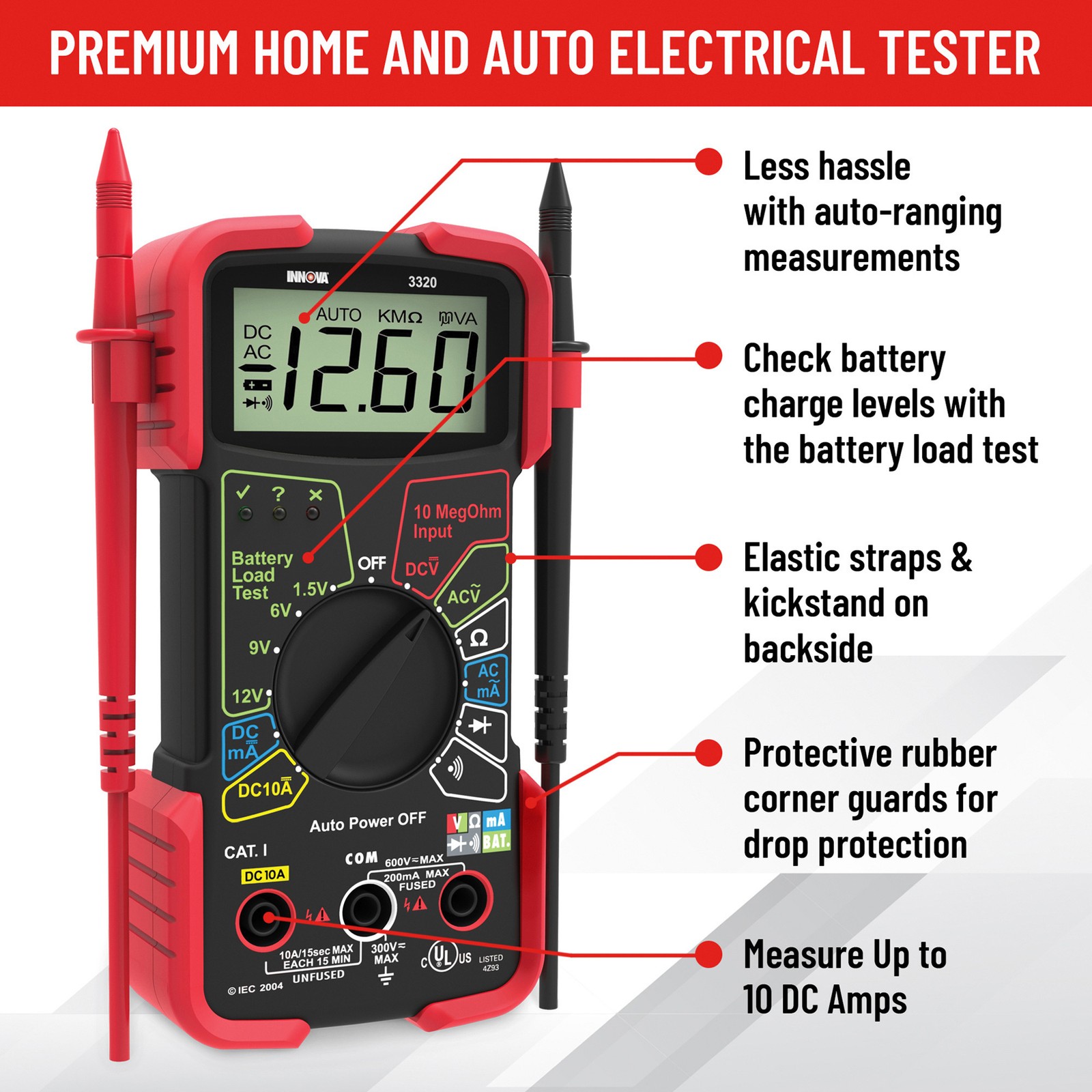 Innova Digital Multimeter, Model# 3320