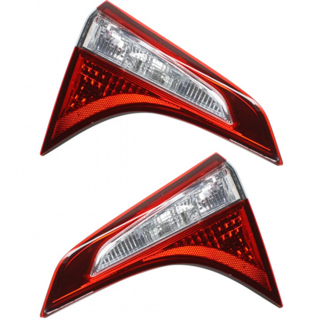 For Toyota Corolla Inner Tail Light 2014-2016 Pair Driver & Passenger w/o Bulbs