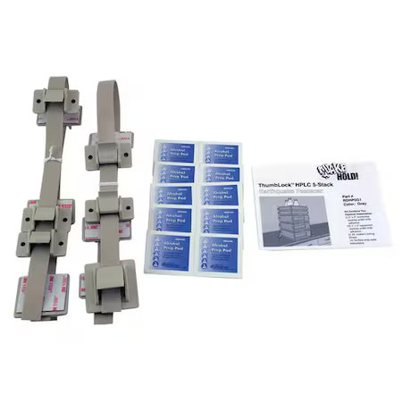 Quakehold! Rd.Hp.5G.1 Hplc 5-Stack Fastener Kit, Gray