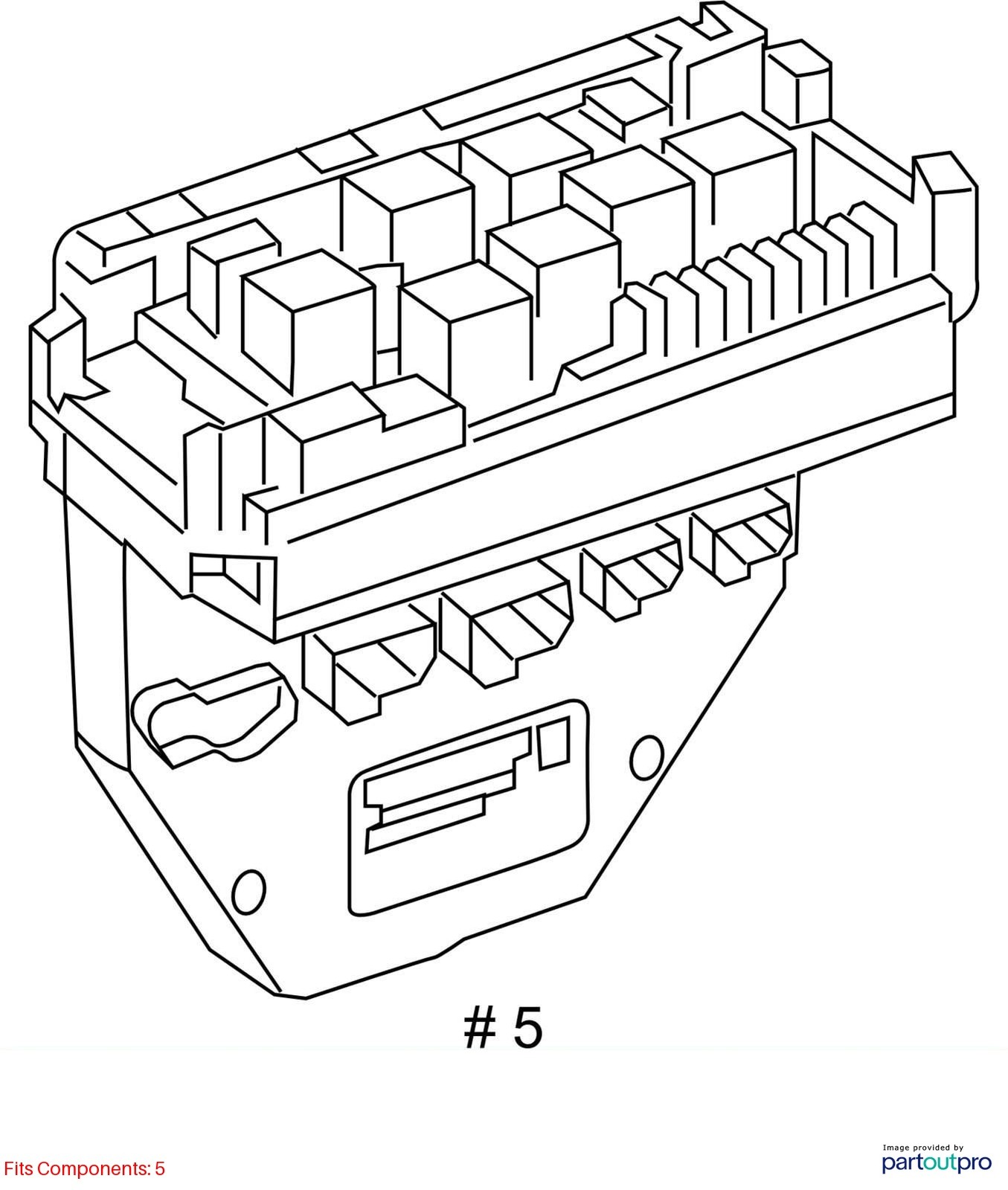 2014 Mercedes E350 OEM Front SAM Module A2129006924