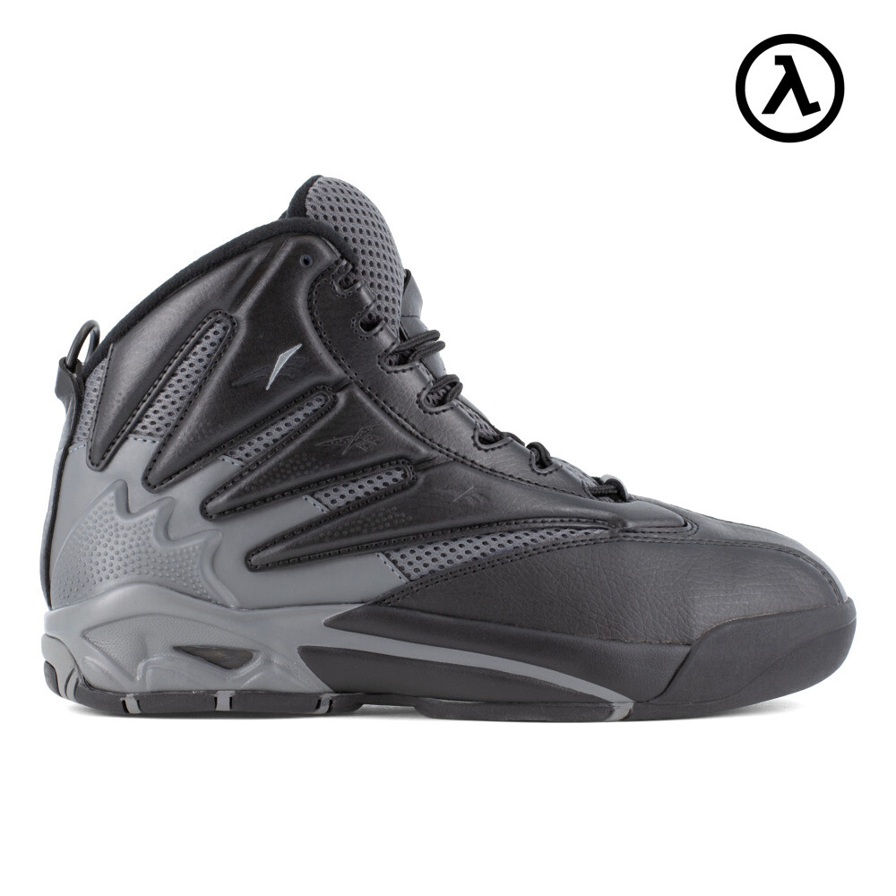 REEBOK THE BLAST WORK MEN'S HIGH TOP SNEAKER BLACK/DARK GREY BOOTS RB9406 - NEW