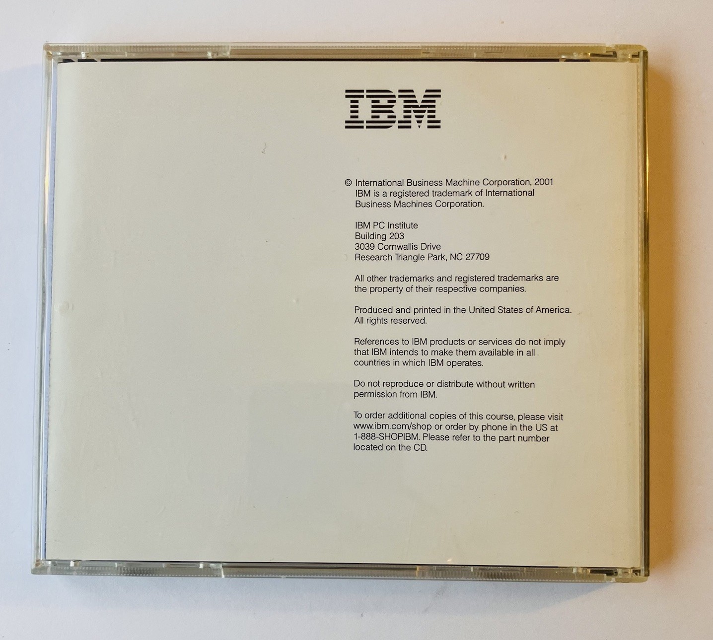 IBM PC Institute Training Solution CD Set PC Basics Architecture