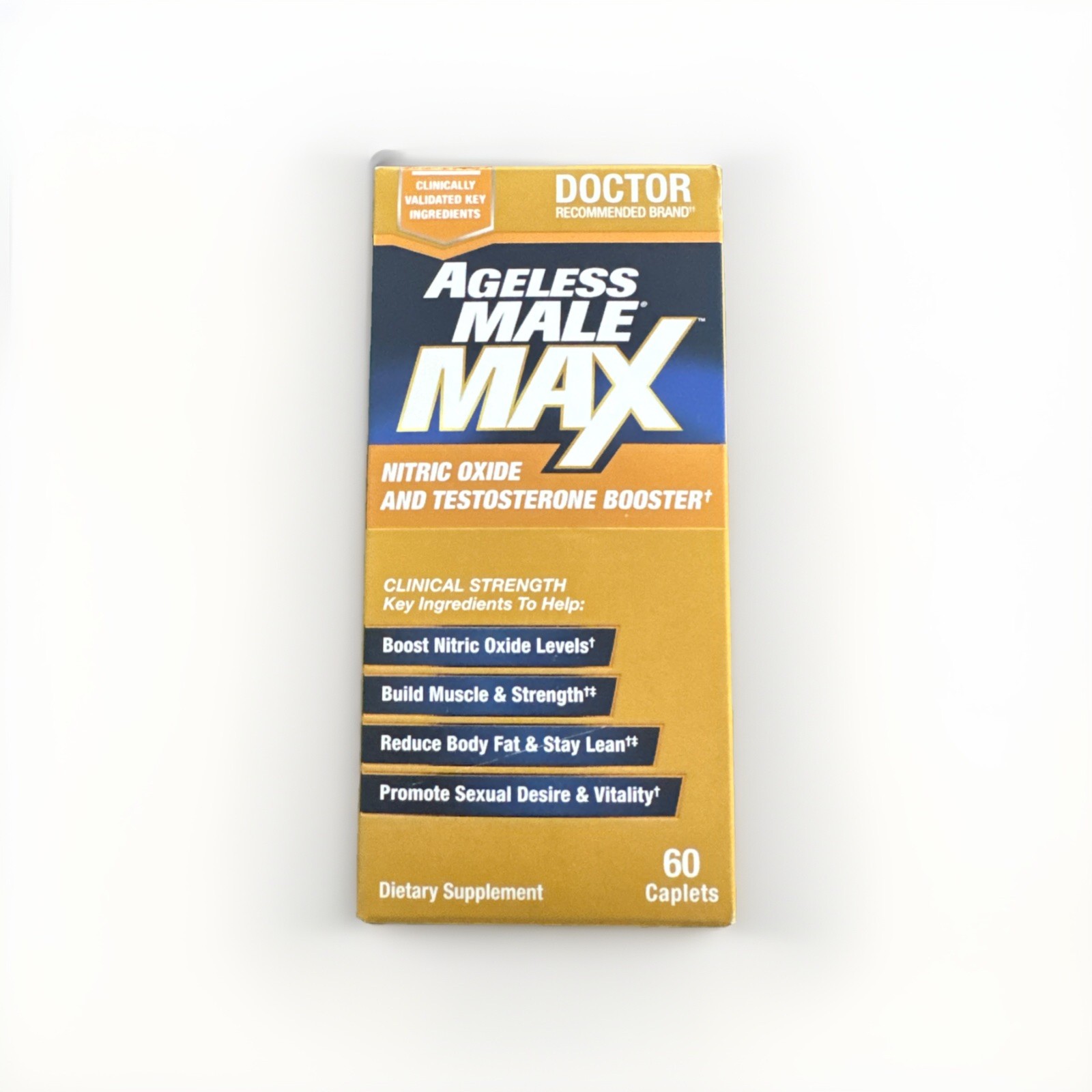 New Ageless Male Max T Booster 60 Caplets