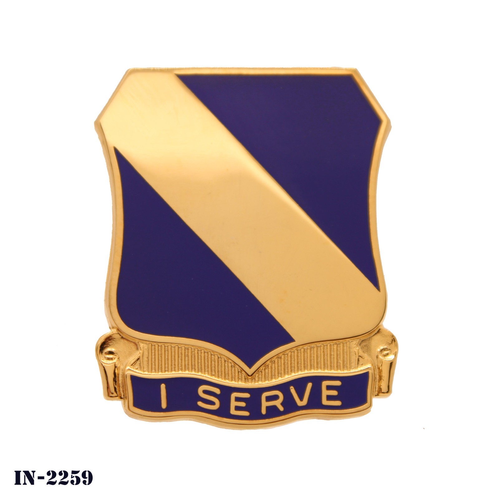 51st Infantry Regiment ~ I Serve ~ US Army DUI Crest Pin ~ Vanguard ~ USA ~ NEW