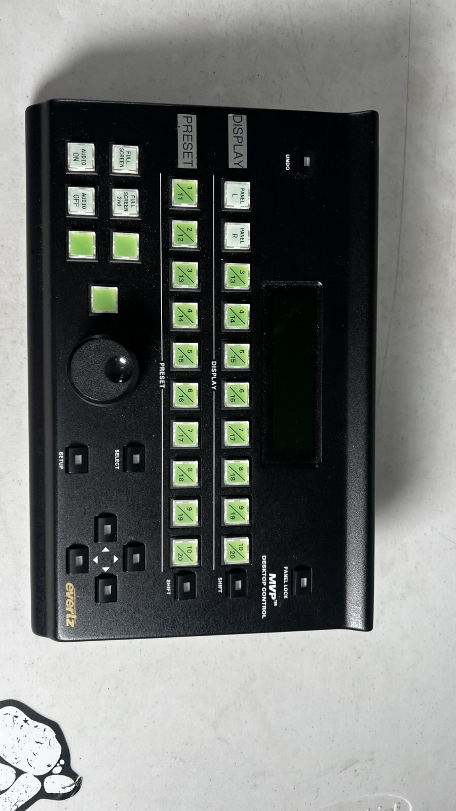 EVERTZ  DESKTOP CONTROL MVP Model 3000 DCP