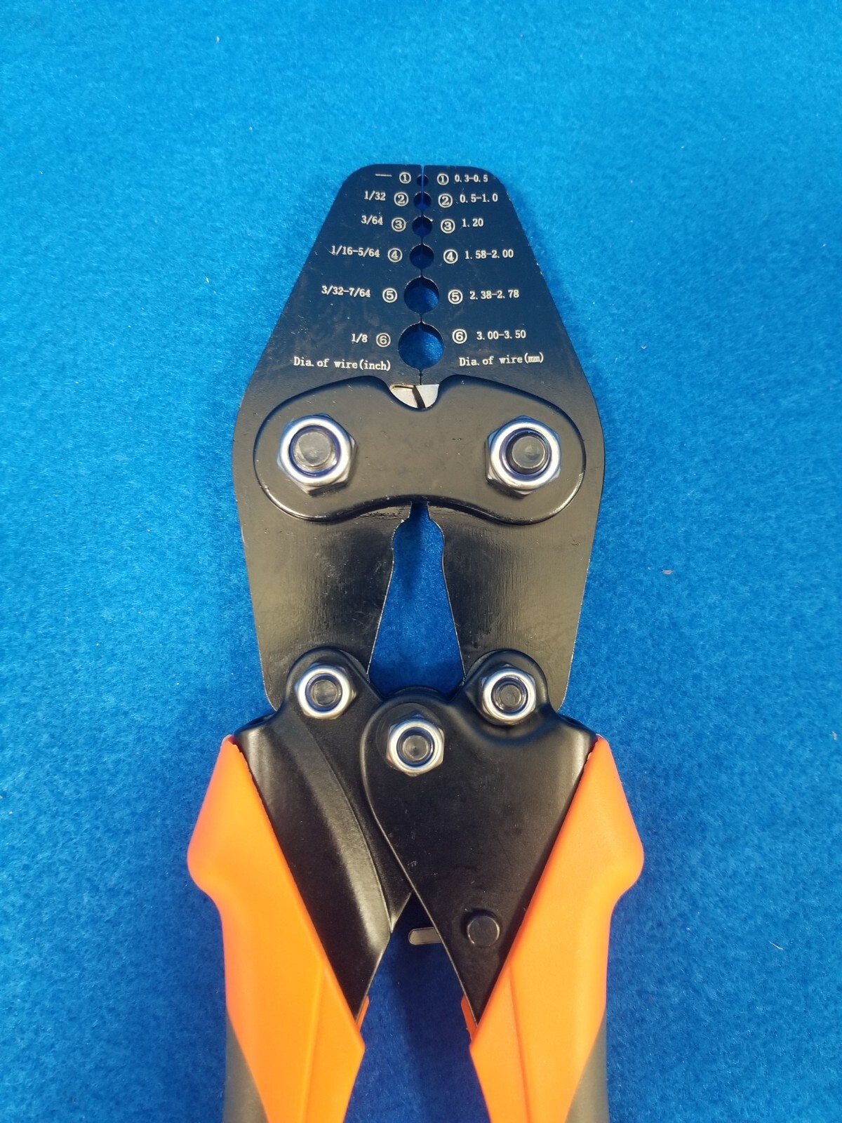 Electromark Wire Rope Swagging Toolcut and Crimping Tool for 1/32-1/8" in