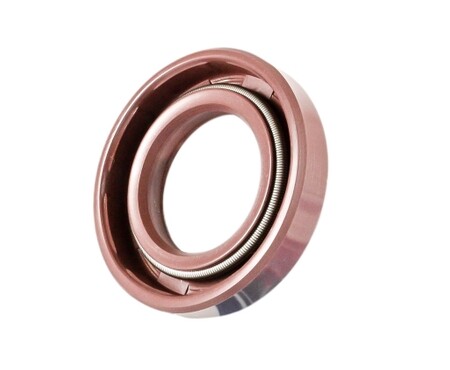 EAI 45x72x10mm FPM/FKM Oil Shaft Rotary Seal w/ Stainless Steel Spring Dbl Lip